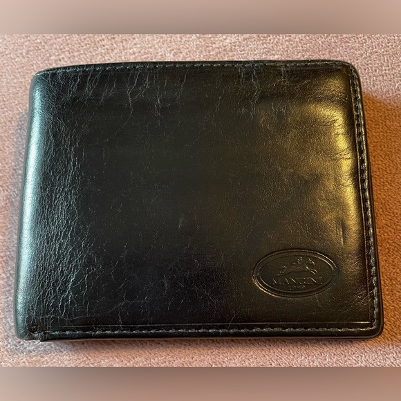 Mancini Classic Black Leather Wallet *See Description* - Picture 2 of 14